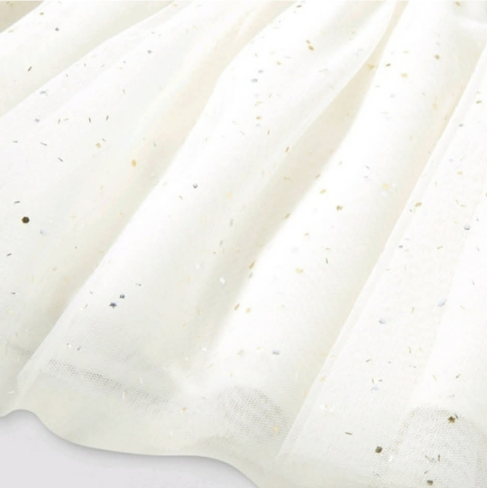White and Gold Joy Dress - Picture 3 of 12
